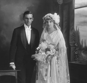 Stid's brother Walter (Fell) 1920 with his wife Clara