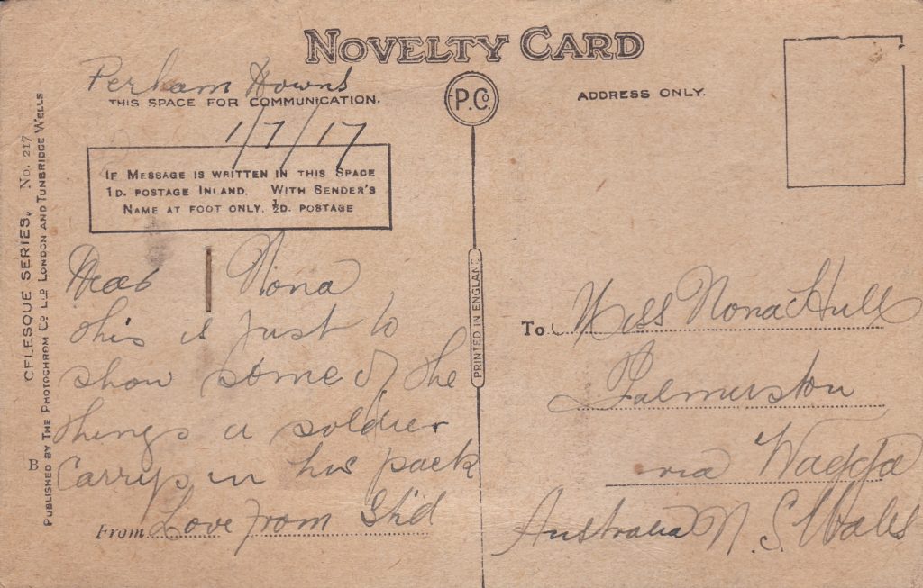 Post Card from Salisbury Plain